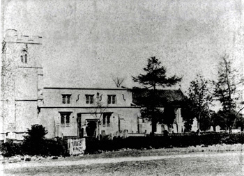 Stanbridge church from the south about 1890